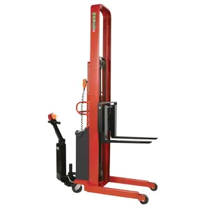 WESCO 261095-PD Power Drive Stacker, Fixed Base, Adjustable Fork | AG7JMQ PSFL-86-25-20S-2K-PD