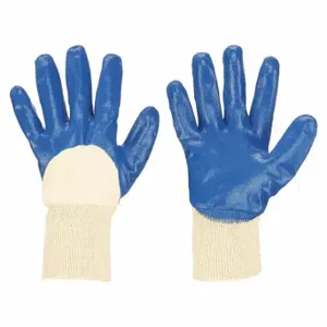 WEST CHESTER PROTECTIVE GEAR 4050/L Knit Wrist, Palm Coated, Nitrile, L, PK 12 | CU9WGM 389U29