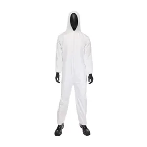 WEST CHESTER PROTECTIVE GEAR 3656/3XL Elastic Coveralls, Serged Seam, White, 3Xl, 25 PK | CU9WHD 269T05