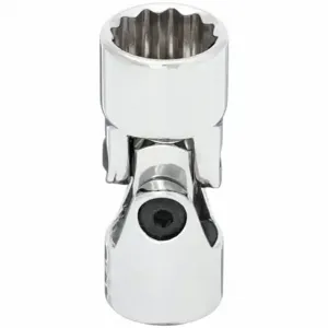 WESTWARD 10E894 Flex Socket 3/8 Inch Drive 3/8 Inch 12 Point Standard | AA2ECL