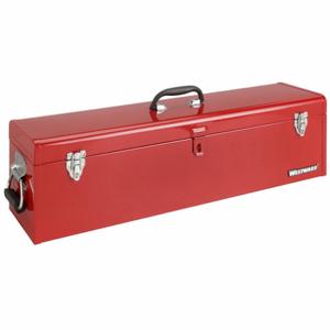 WESTWARD 10J164 Portable Tool Box 30 W x 8 D x 9 H Steel Red | AA2GUC