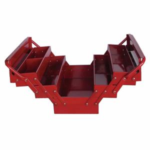 WESTWARD 10J171 Portable Tool Box 17w x 8d x 8-1/4h Red | AA2GUG