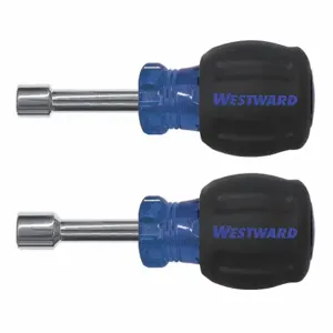 WESTWARD 10J250 Nut Driver Set Hex 1/4 5/16 Inch 2 Pc | AA2GXN