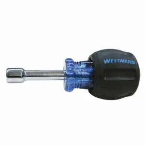 WESTWARD 10J251 Nut Driver Hex 1/4 Inch Blue/black Steel | AA2GXP