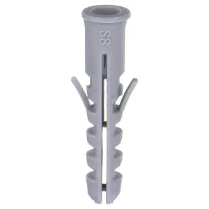 WESTWARD U63101.025.0001 Wall Anchor, Flanged, 1/4 Inch, 100Pk | AA3KMP 11M985