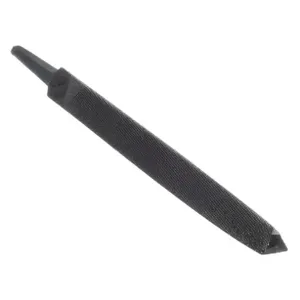 WESTWARD 12F858 Three Square File Double Cut 6 Inch Black Oxide | AA4DBY