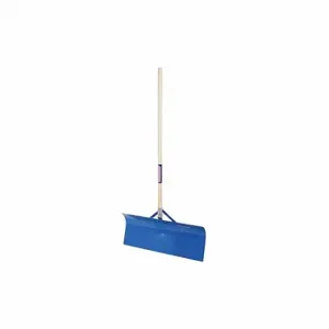 WESTWARD 12U485 Snow Pusher, 30 Inch Blade Width, Wood, 48 Inch Handle Length, Straight | CV2AAP