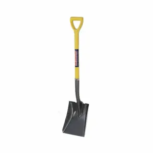 WESTWARD 12V171 Square Point Shovel 27 Inch Handle 14 Ga. | AA4NDF