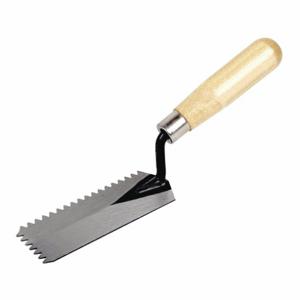 WESTWARD 13A581 Margin Trowel 2-sided 6 x 2 Steel Soft-grip | AA4RAL