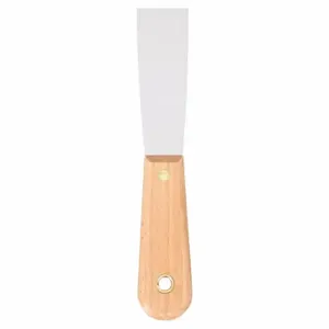 WESTWARD 13A669 Putty Knife Flex Fulltang Steel/wood 1-1/4 | AA4RBK