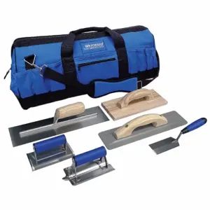 WESTWARD 13A756 Concrete Apprentice Tool Kit 7 Piece | AA4REG