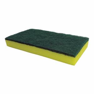 WESTWARD 13A761 Sponge Scrubber 9x4-1/2 Inch Green/yellow | AA4REL