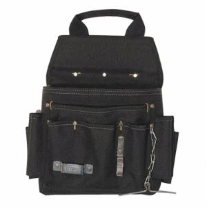 WESTWARD 13T128 Tool Pouch 11 Pckt 11.75 x 4 x 12.5 Polypropylene Black | AA6CWA