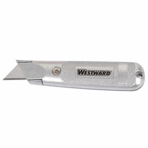 WESTWARD 19G962 Allzweckmesser, 5 1/2 Zoll Gesamtlänge, Stahl, Aluminium, 3 Klingen im Lieferumfang enthalten | CU9XCF