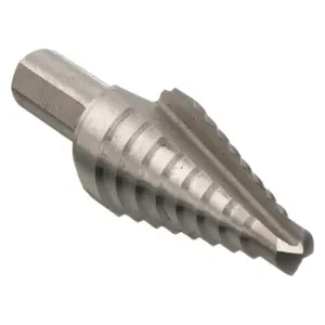 WESTWARD 19N124 Step Drill Bit M2 Bright 1/4-3/4 In | AA8QMY