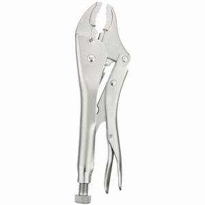 WESTWARD 1ECE6 Curved Jaw Locking Plier 10 Inch Steel | AA9NPJ