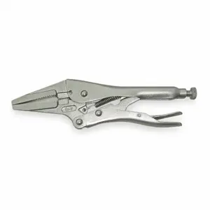 WESTWARD 1ECF1 Long Nose Locking Pliers 4 Inch Steel | AA9NPM