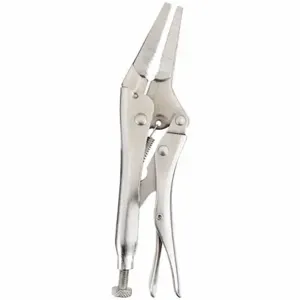 WESTWARD 1ECF2 Long Nose Locking Pliers 6 Inch Steel | AA9NPN