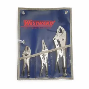 WESTWARD 1ECF5 Locking Pliers Set 5 6 10 Inch 3 Pc | AA9NPQ