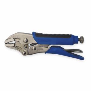 WESTWARD 1ECF9 Curved Jaw Locking Pliers 7 Inch Soft Grip | AA9NPU