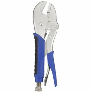 WESTWARD 1ECG2 Straight Jaw Locking Pliers 10 Inch Soft | AA9NPW