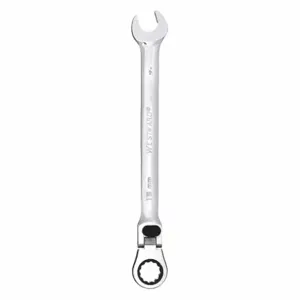 WESTWARD 1LCN7 Ratcheting Combination Wrench 15mm Flexible | AB2DML