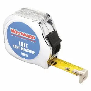 WESTWARD 1MKR7 Tape Measure 3/4 Inch x 16 Feet Carbon Steel | AB2KKU