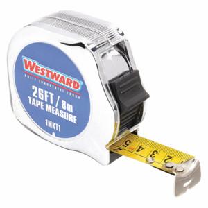 WESTWARD 1MKT1 Tape Measure 1 Inch x 26 Feet Carbon Steel | AB2KKX