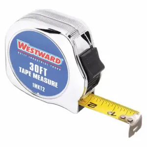 WESTWARD 1MKT3 Tape Measure 1 Inch x 35 Feet Carbon Steel | AB2KKZ