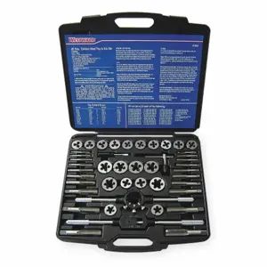 WESTWARD 1PZ43 Tap/die Set 45 Pieces | AB2ZMP