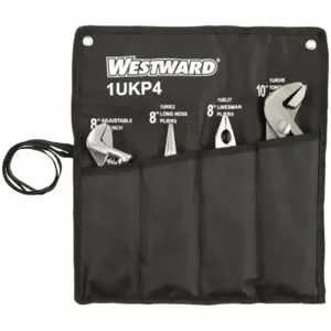 WESTWARD 1UKP4 4 Piece Pliers Set | AB3NMF