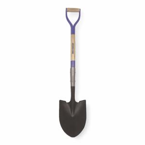 WESTWARD 1WG33 Round Point Shovel 30 Inch Handle 14 Ga. | AB3ZQT