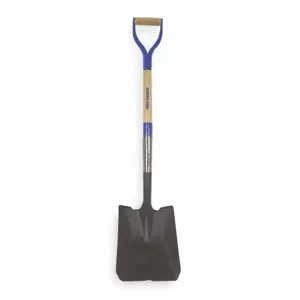 WESTWARD 1WG34 Square Point Shovel 30 Inch Handle 14 Ga. | AB3ZQU