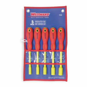 WESTWARD 1YXN9 Insulated Nut Driver Set Sae 5 Pc | AB4MJU