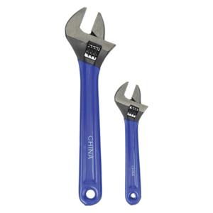 WESTWARD 20PG95 Adjustable Wrench Set, Alloy Steel, Black Phosphate, 15/16 in 1 9/32 Inch Jaw Capacity | CU9WHZ