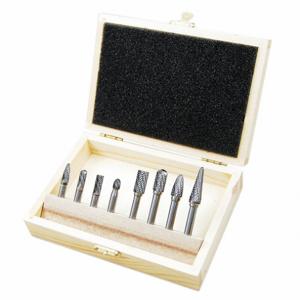 WESTWARD 20UH85 Carbide Bur Set Double Cut 1/4 inch Shank | AG9LTD