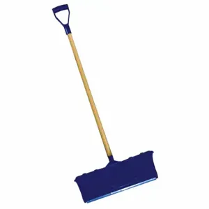 WESTWARD 21AC98 Snow Pusher, 22 1/4 Inch Blade Width, Wood, 42 Inch Handle Length, D-Grip | CV2AAJ