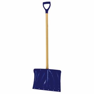 WESTWARD 21AD01 Snow Shovel, 18 Inch Blade Width, Wood, 37 Inch Handle Length, D-Grip | CV2AAY