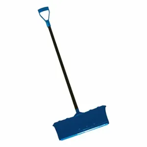 WESTWARD 21AD02 Snow Pusher, 22 1/4 Inch Blade Width, Steel, 45 Inch Handle Length, D-Grip | CV2AAH