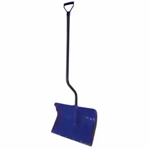 WESTWARD 21AD03 Snow Shovel, 19 17/25 Inch Blade Width, Steel, 39 Inch Handle Length, D-Grip | CV2AAW