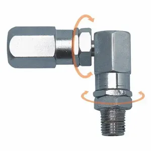 WESTWARD 21EM18 Grease Gun Swivel 90 Degree 1/8 Inch | AB6GAG