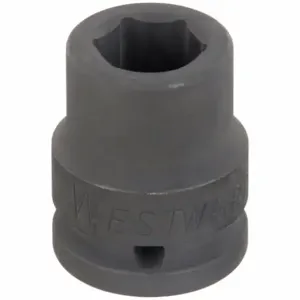 WESTWARD 21WL14 Impact Socket 3/4in Drive 17mm 6pts | AB6KYE