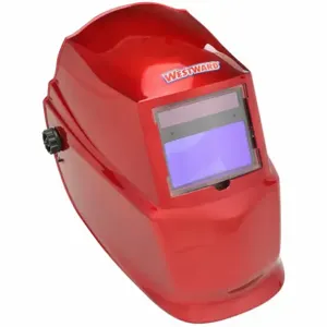 WESTWARD 22XX38 Auto Dark Welding Helmet 10 Red | AB7GFD