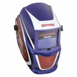 WESTWARD 22XX42 Auto Dark Welding Helmet 4 And 9 To 13 Red/blue | AB7GFH