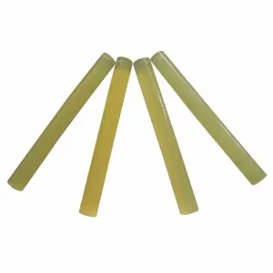 WESTWARD 23X757 Hot Melt Adhesive, Smooth Sticks, 7/16 Inch Dia, 4 Inch Length, Yellow, 6 ct Pack Qty | CU9XZA