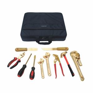 WESTWARD 23X829 Hazmat Non-sparking Tool Set 10 Piece | AB7PJF