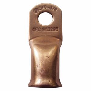 WESTWARD 23YY90 Lug Copper 4 Gauge 1/4 Inch Stud - Pack Of 2 | AB7RBE