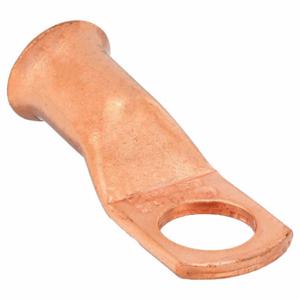 WESTWARD 23YZ03 Lug Copper 1/0 Gauge 1/2 Inch Stud - Pack Of 2 | AB7RBT