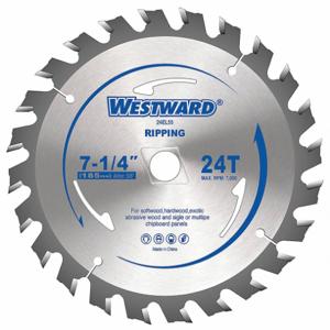 WESTWARD 24EL55 Circular Saw Blades 7-1/4 Inch 24t | AB7WQB