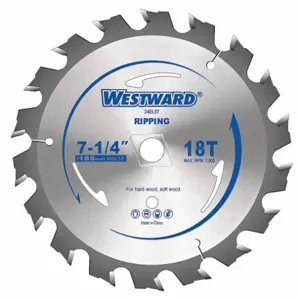 WESTWARD 24EL57 Circular Saw Blades 7-1/4 Inch 18t | AB7WQD